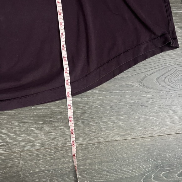 LULULEMON To The Point Top Approximate Size 10 Long Sleeve Side Tie Purple - Picture 5 of 6
